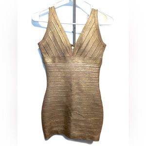 Champagne Gold Bondage Dress